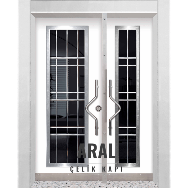 Ar4014 Apartman Giriş Kapısı Beyaz