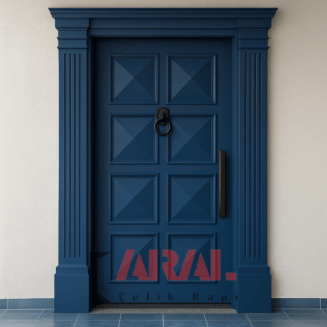 Ar1096 Mavi Çelik Kapı