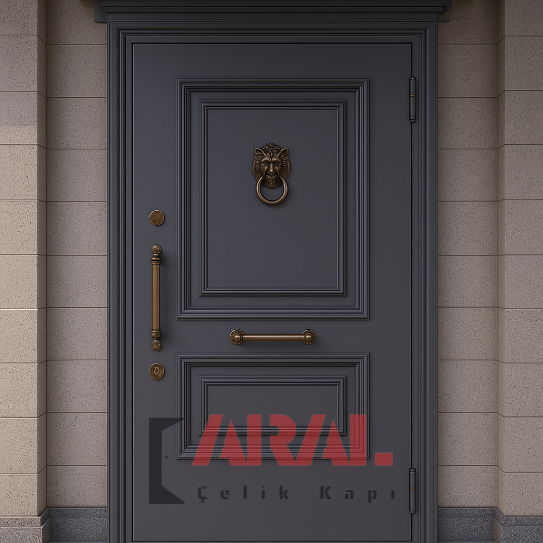 Ar1095 Antrasit Gri Çelik Kapı