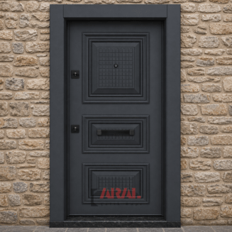 S 2001 Çelik Kapı Antrasit Gri