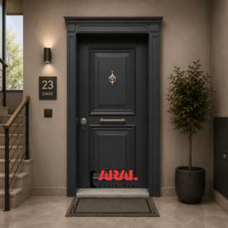 S 2150 Çelik Kapı Antrasit Gri Lake Boya