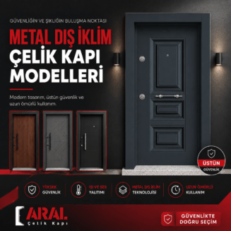 Komple Metal Dış İklim Çelik Kapılar