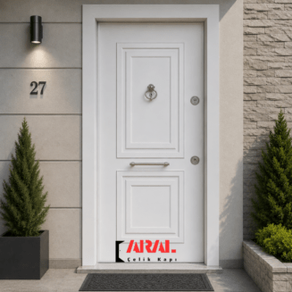 K 9016 Kompozit Çelik Kapı Beyaz